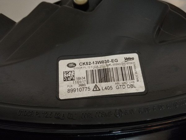 랜드로버 레인지로버스포츠 L405 헤드라이트 CK5213W030
