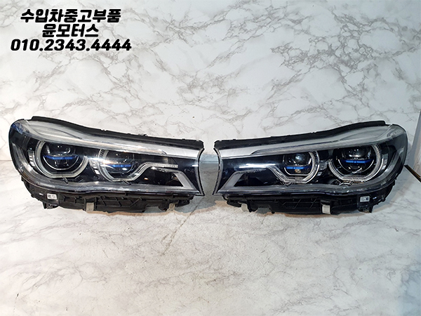 BMW 7시리즈 레이져 라이트 헤드라이트 전조등 7408703 7465606 (전기형) (1)