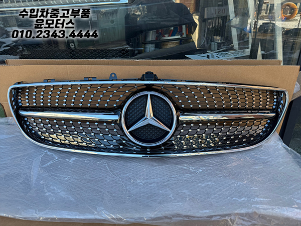 벤츠 cls 218 앞범퍼 운전석헤드램프 그릴